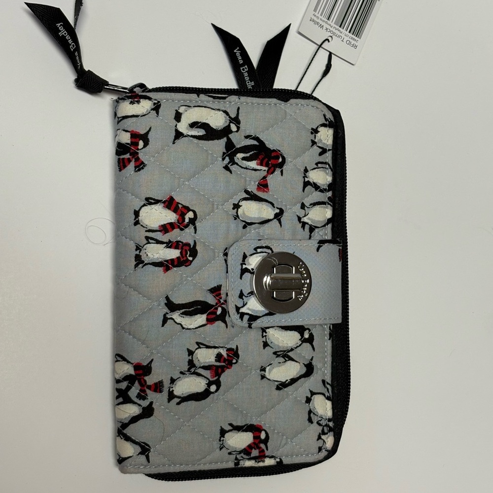 Vera Bradley Penguin Print Quilted Wallet